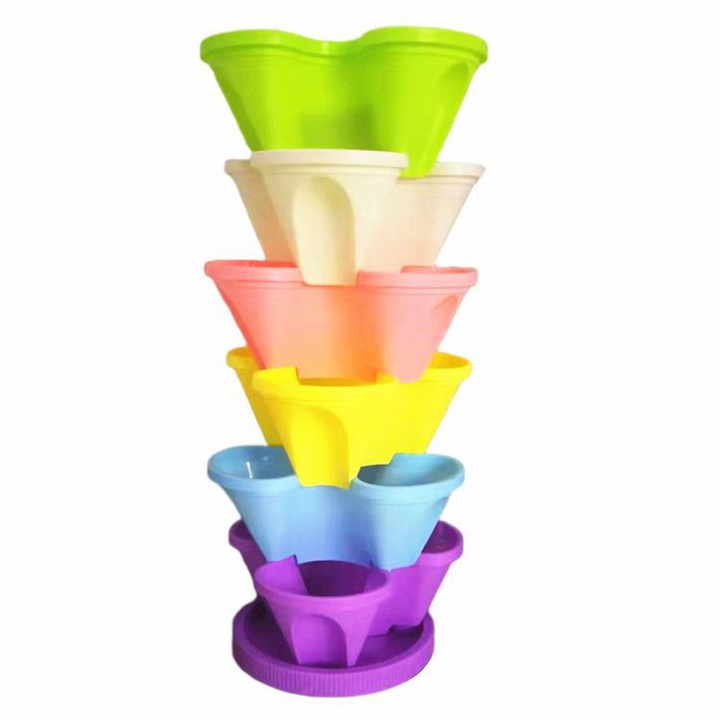 BowLift | 6-Layer Vertical Plant Tower – Three-dimensional Flowering System for the Garden