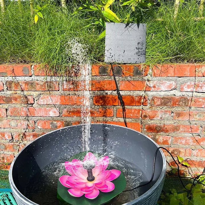 BowLift | Lotus Shaped Solar Fountain Pond Decorative