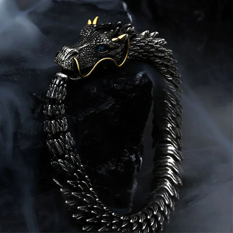 BowLift | Silver Handmade Dragon Chain Bracelet