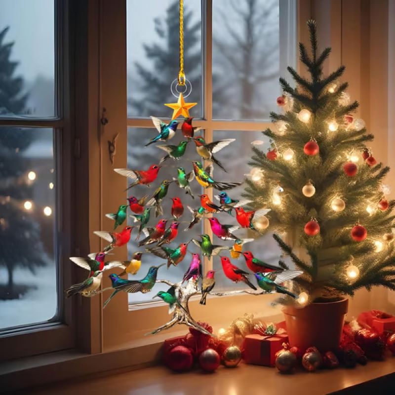 BowLift | Hummingbird Christmas Decoration