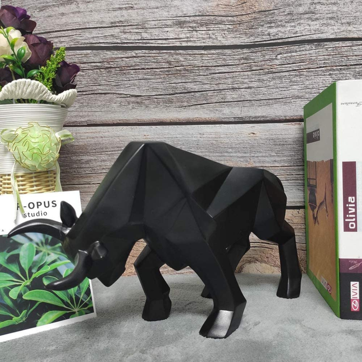 BowLift | Geometric Bull Sculpture