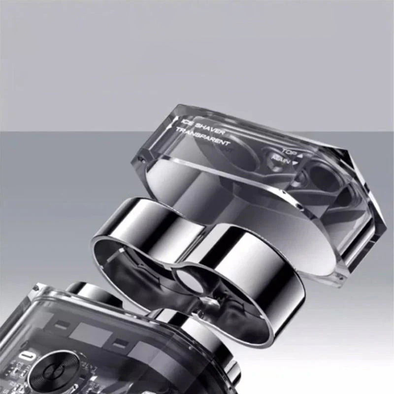BowLift | Transparent Mini Dual-Head Electric Shaver