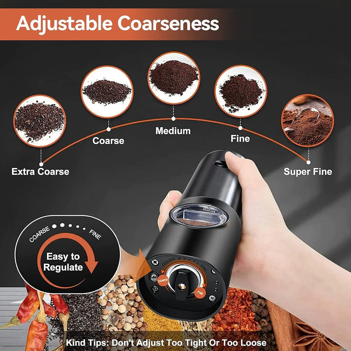 BowLift | Noble Electric Salt and Pepper Mill with Battery