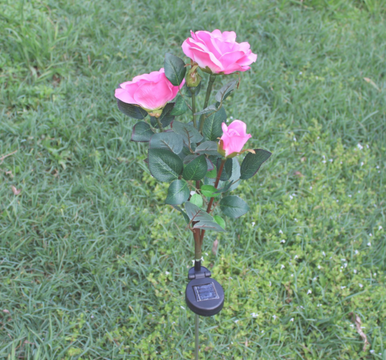 BowLift | Solar-powered rose lights – garden stakes with solar panel for decorative lighting
