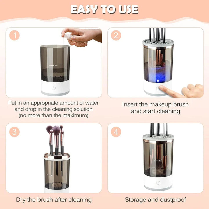 BowLift | Ultimate electric makeup brush cleaner