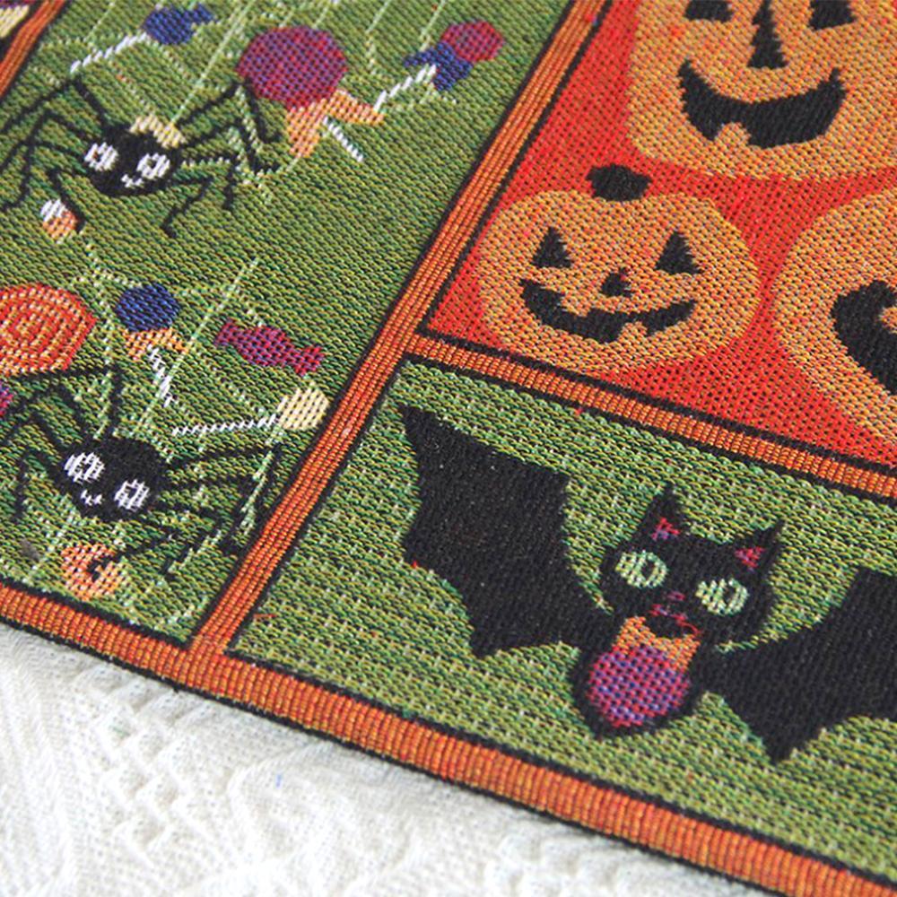 BowLift | Halloween Decorative Tablecloth Cotton Blend Table Runner 33x180cm