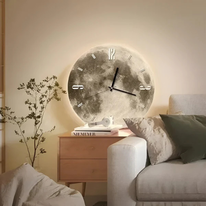 BowLift | Decorative Moon Wall Clock