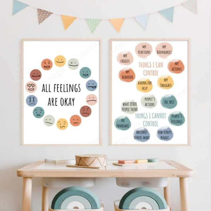 Counseling School Psychologist Wall Art Posters | Bowlift