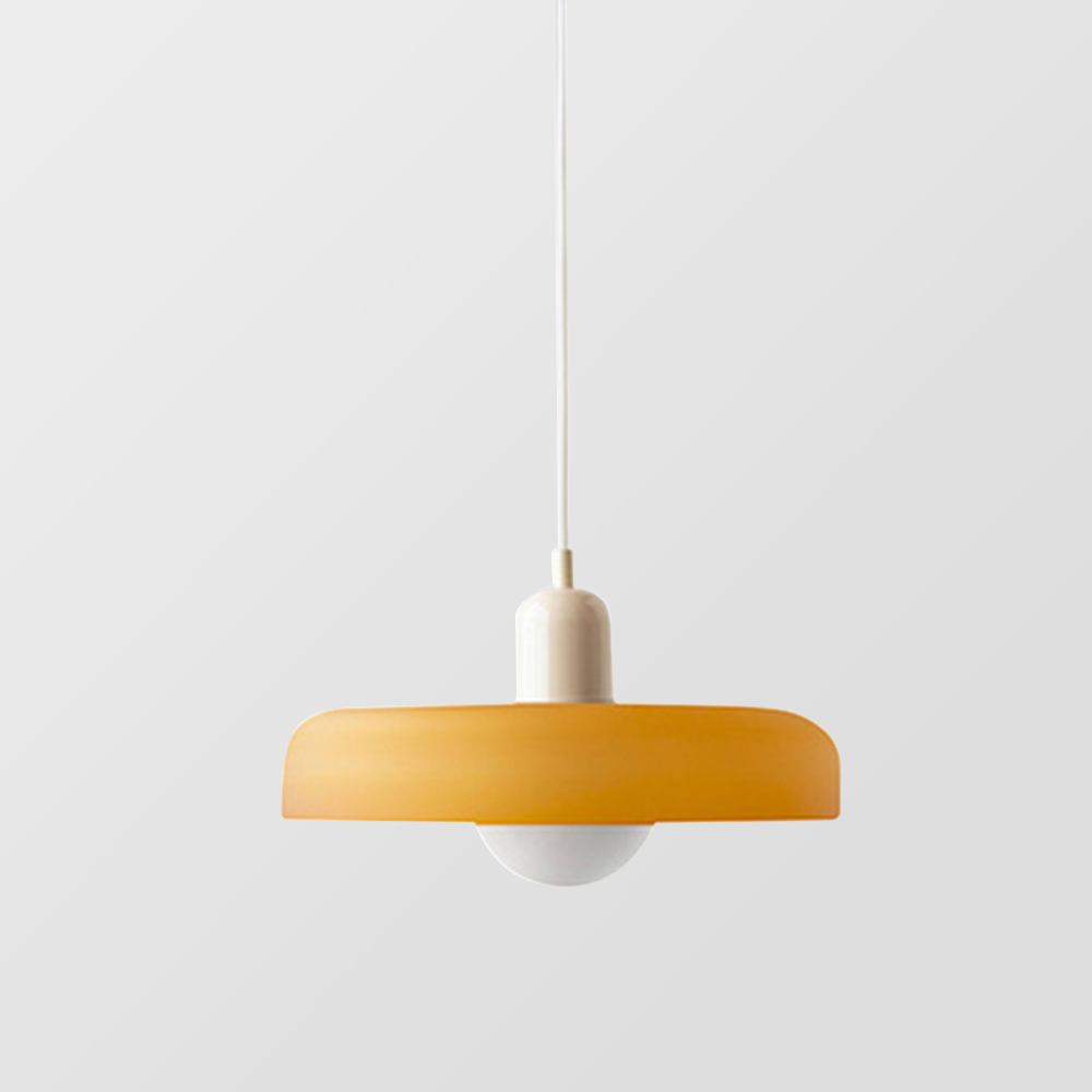 BowLift | Bauhaus Colored Glass Pendant Light