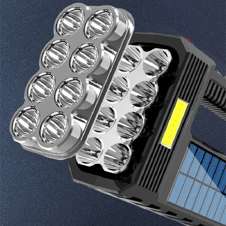 BowLift | Solar LED Flashlight – Waterproof, powerful handheld spotlight with lithium battery
