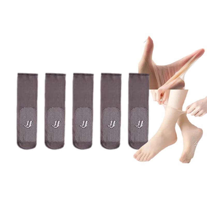 BowLift | Invisible, non-slip crystal silk socks for spring and summer