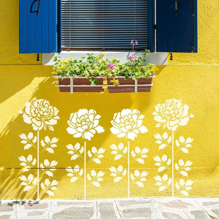 BowLift | Large Flower Stencils for Garden Fence