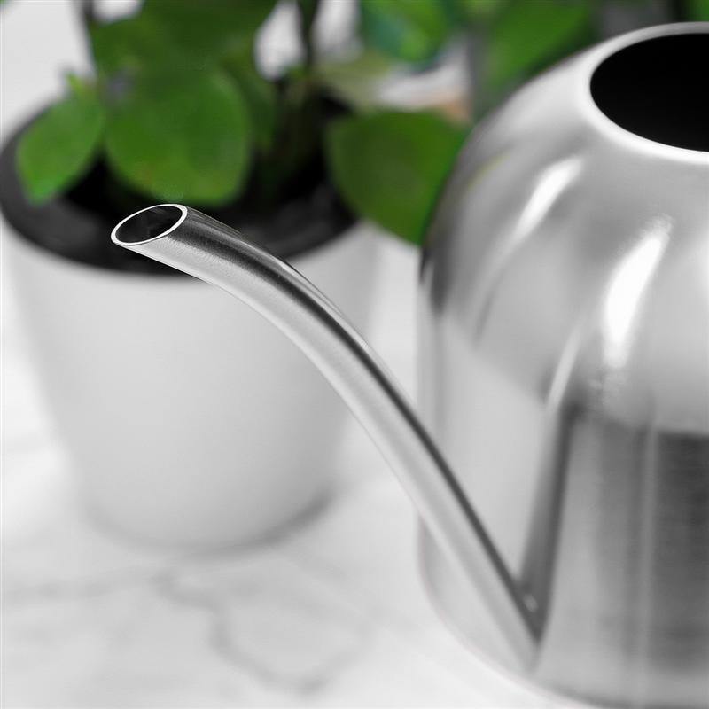 BowLift | Stainless Steel Watering Can with Flexible Neck | Modern Design | Perfect Watering | Rustproof