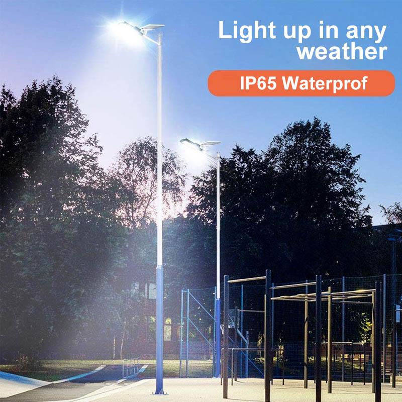 200W Outdoor Solar LED Lamp with Remote Control, Motion and Twilight Sensor | Bowlift