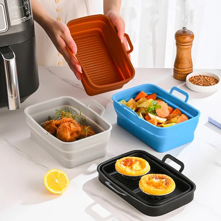 BowLift | Foldable Air Fryer Silicone Baking Tray