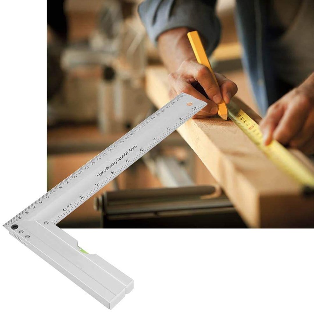 BowLift | Aluminum alloy triangle and square ruler