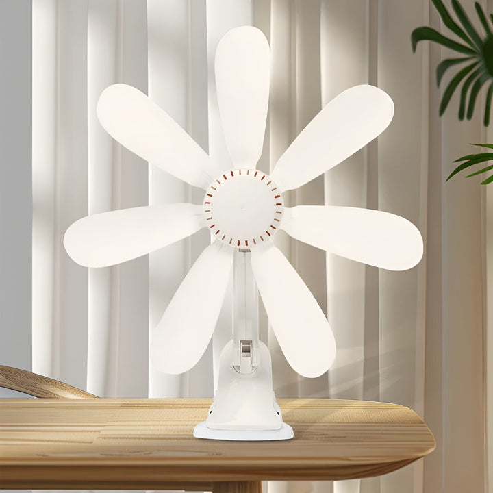 BowLift | Portable Clip-On Desk & Bedside Fan