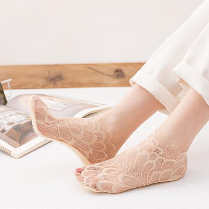 BowLift | Amazing Crystal Peacock Socks