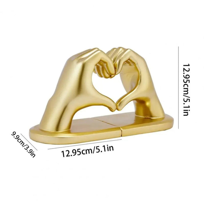BowLift | Amora Resin Love Gesture Bookends