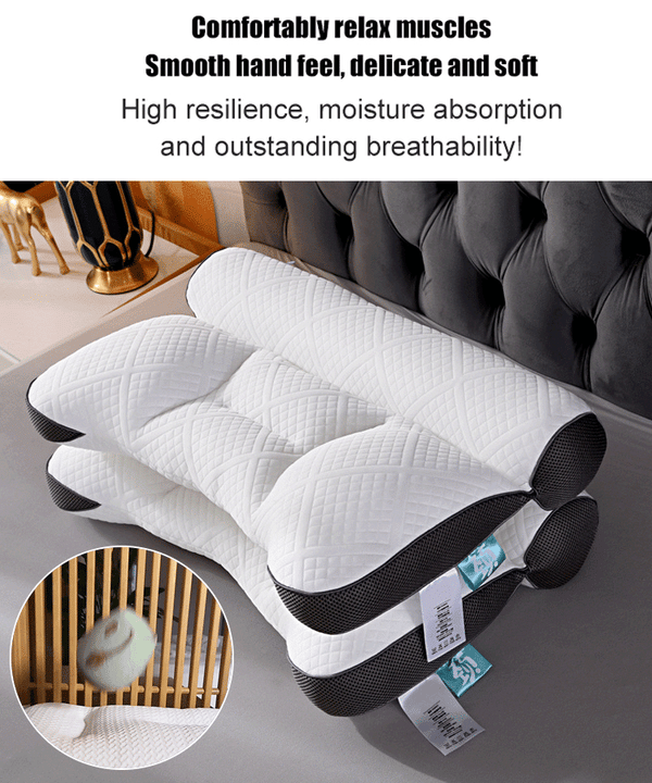 BowLift | Sleep-improving neck pillow with comfort support of goose down
