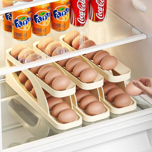 BowLift | Self-organizing egg shelf for maximum freshness
