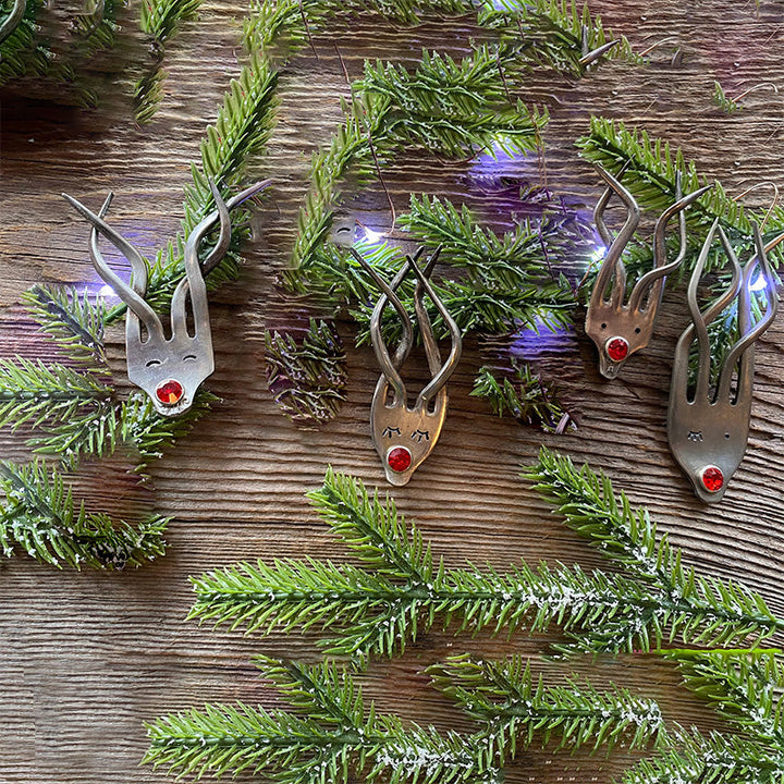 BowLift | Funny Fork Reindeer Ornament