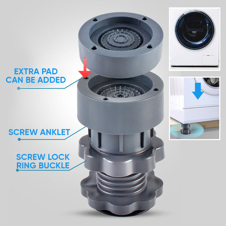 BowLift | 4 Pcs Adjustable Height Washing Machine Support