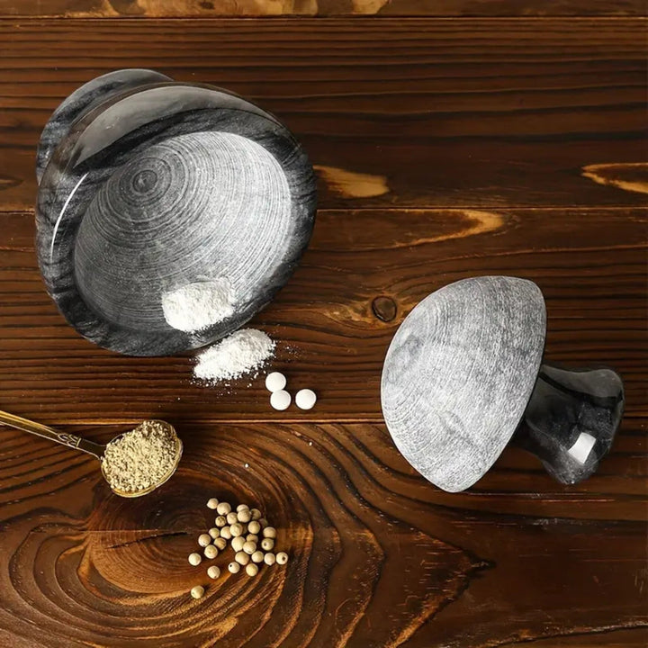 BowLift | Marble Mortar & Pestel Spices Grinder
