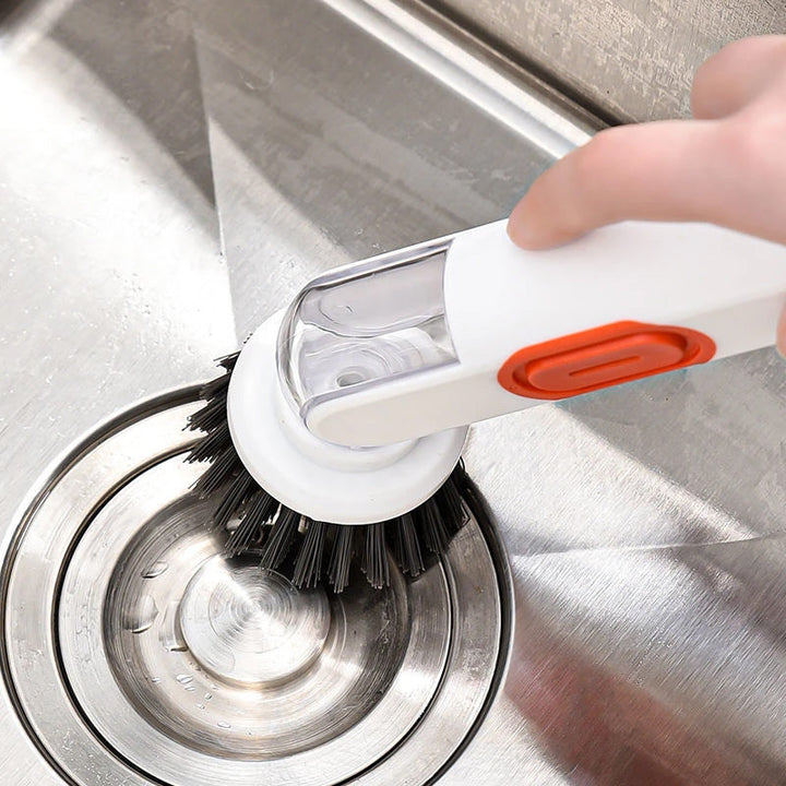 Multi-functional Long-handle Liquid-filled Cleaning Brush | Bowlift