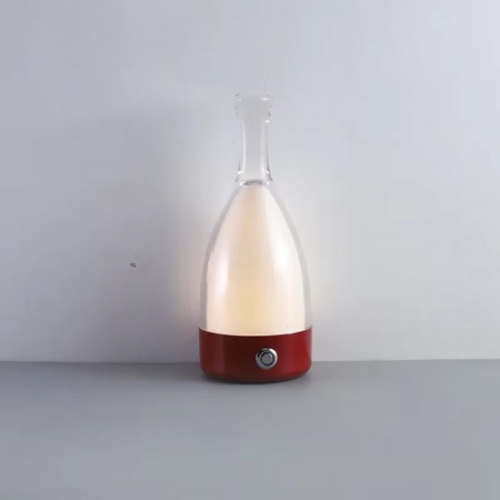 BowLift | Wine Bottle Desk Lamp with Bluetooth Speaker – Rechargeable Modern Bedside Night Light