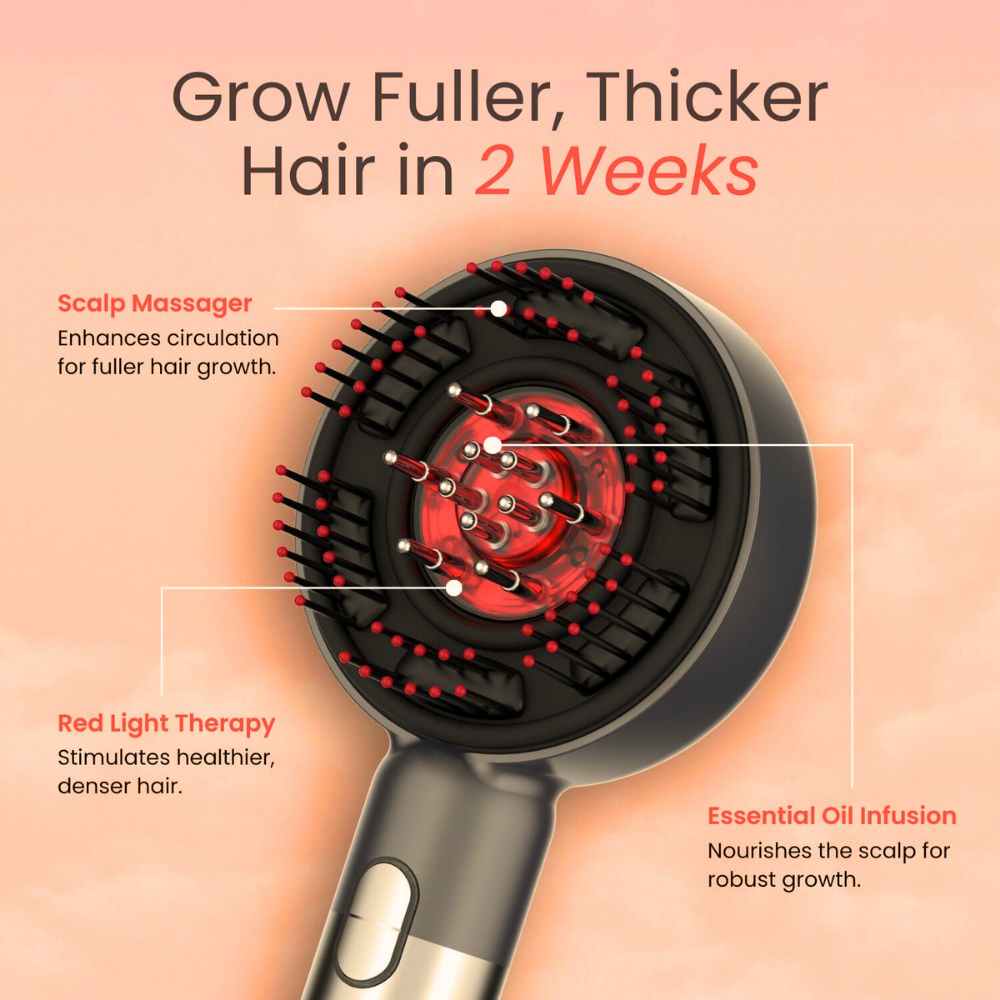 BowLift | Cordless Scalp Massaging Brush – Boost Hair Growth & Relax at Home