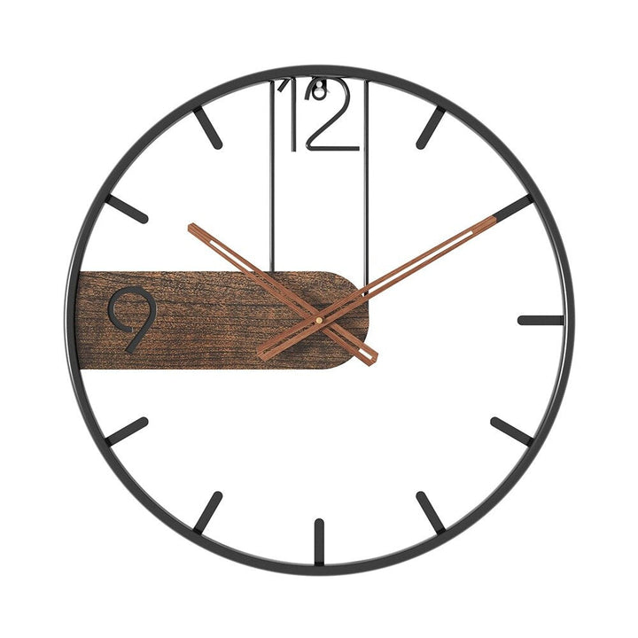 BowLift | RusticTick - Steel and Walnut Wall Clock