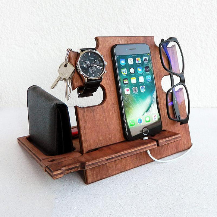 BowLift | Wood Desktop Storage Container