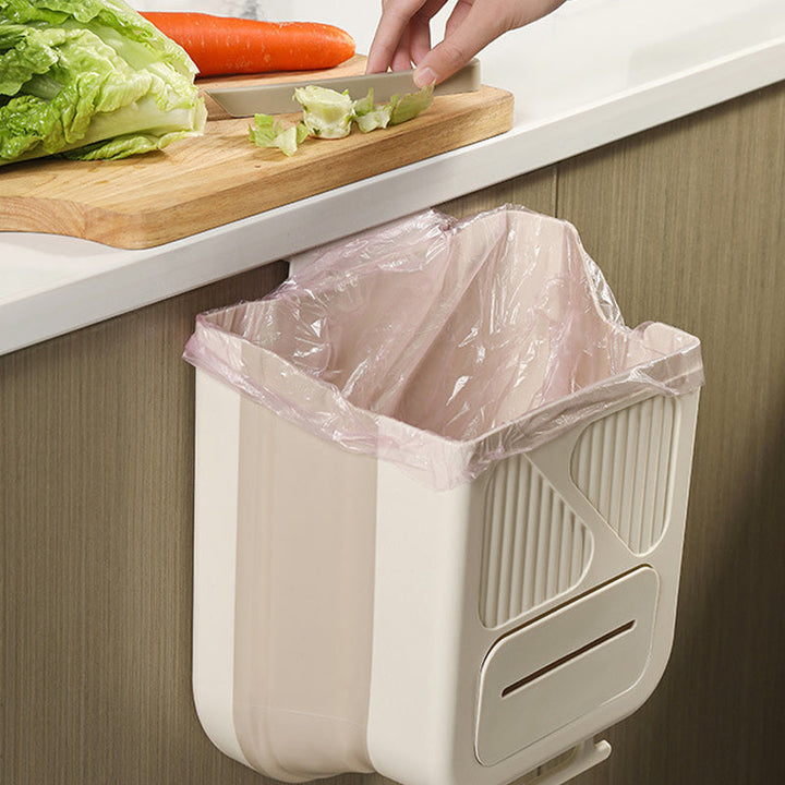 BowLift | Hanging Trash Can for Kitchen Cabinet Door