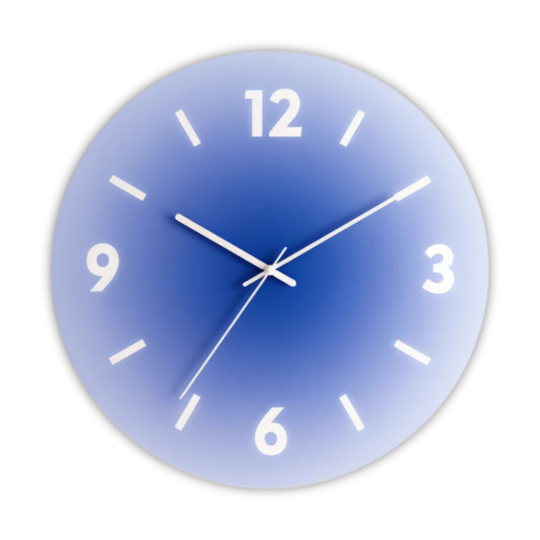 BowLift | Decorative Glass Clock for Modern Interiors