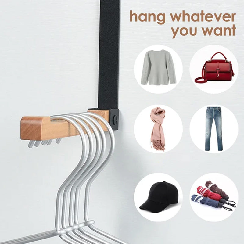 BowLift | Folding Wood Over The Door Hooks