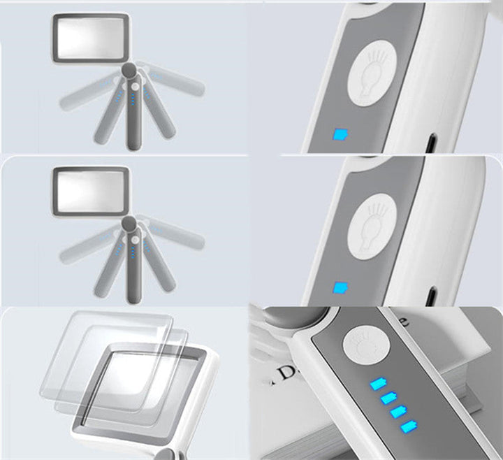 BowLift | Portable Foldable Handheld Square Magnifying Glass