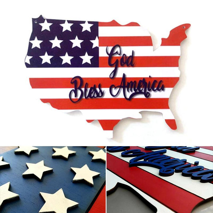 BowLift | America Flag Decorative Sign