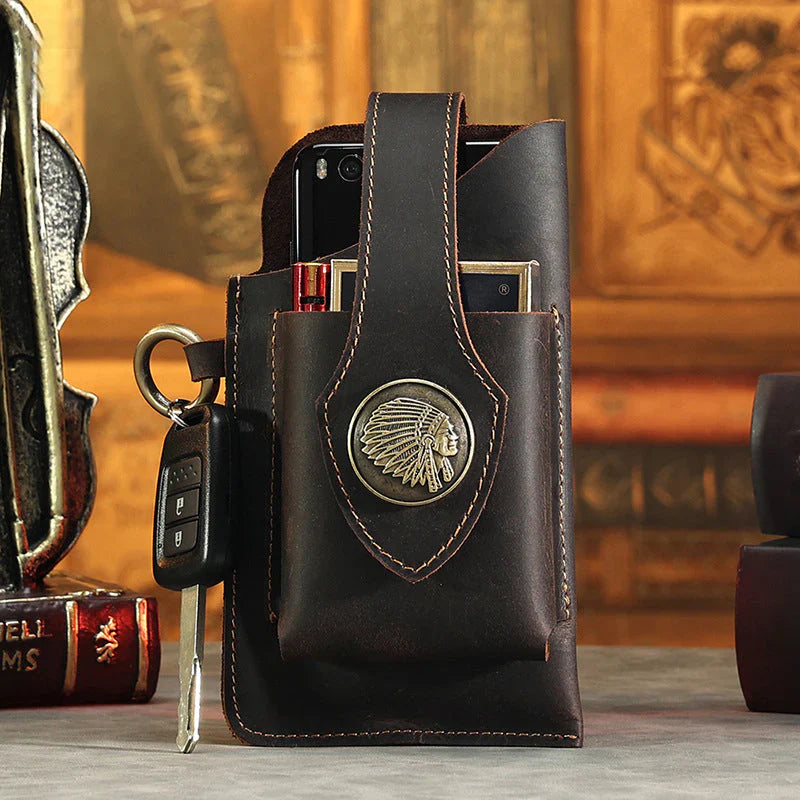 BowLift | Multifunctional Leather Mobile Phone Bag