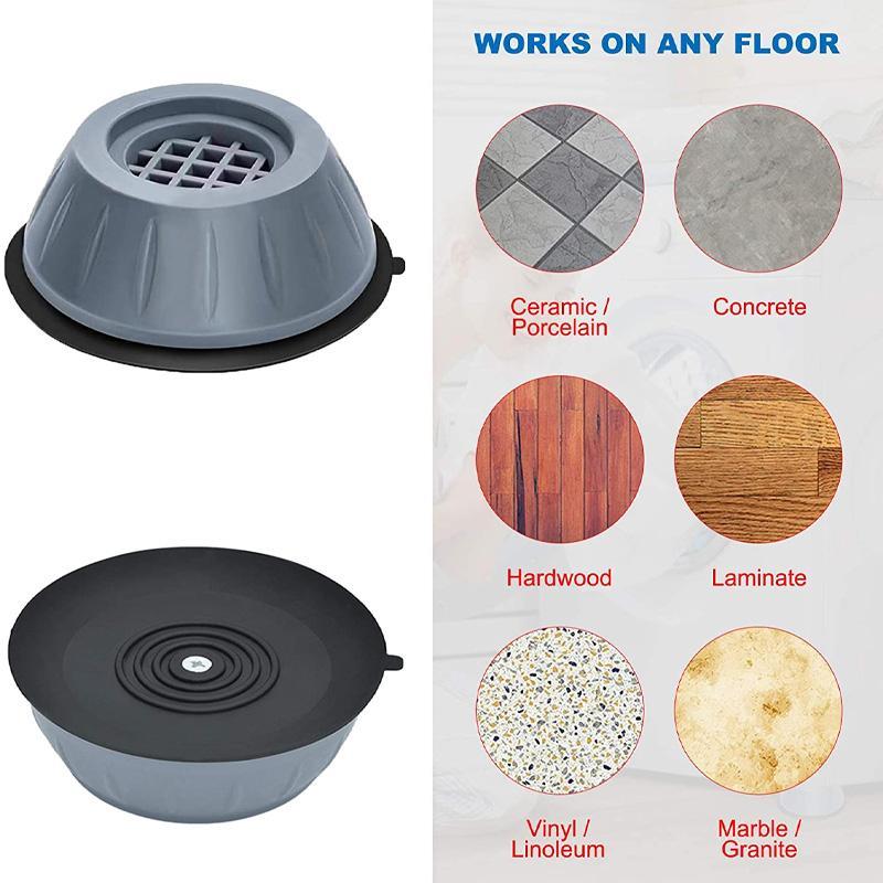 4pcs Anti Vibration Washing Machine Support | Bowlift
