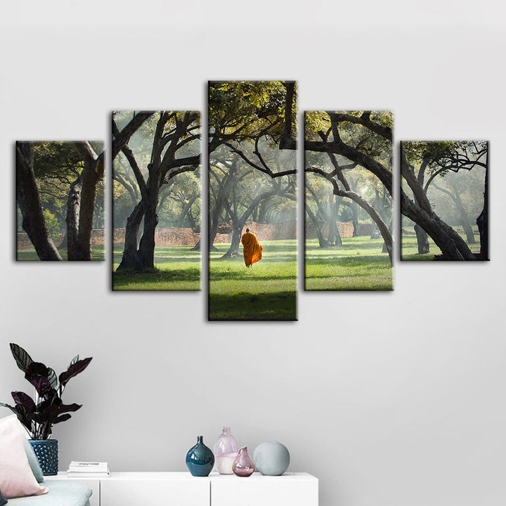 Walk The Earth 5 Piece - Canvas Wall Art Painting | Bowlift