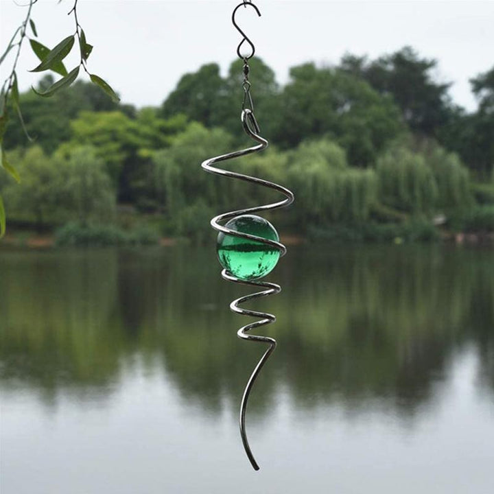 Spiral Crystal Ball Pendant | Bowlift