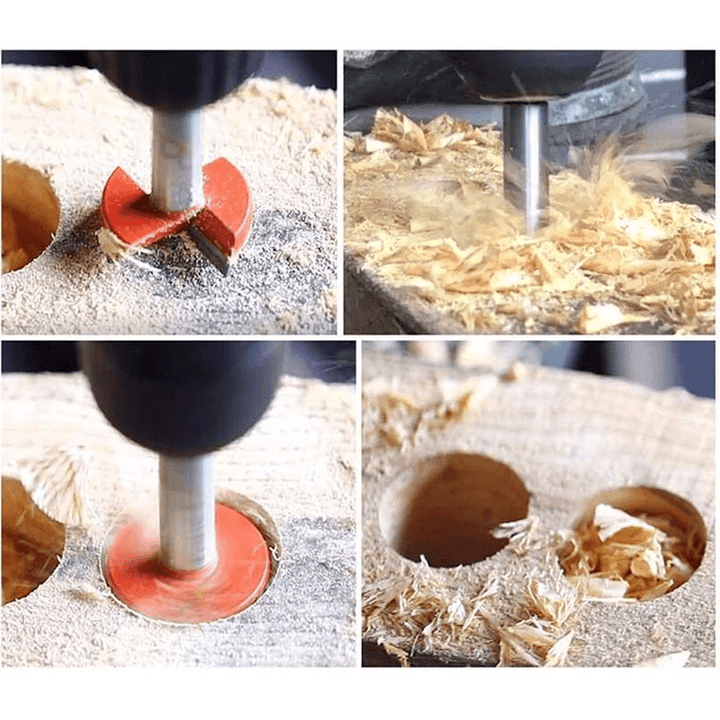 BowLift | Positioning Woodworking Drill Bit Set