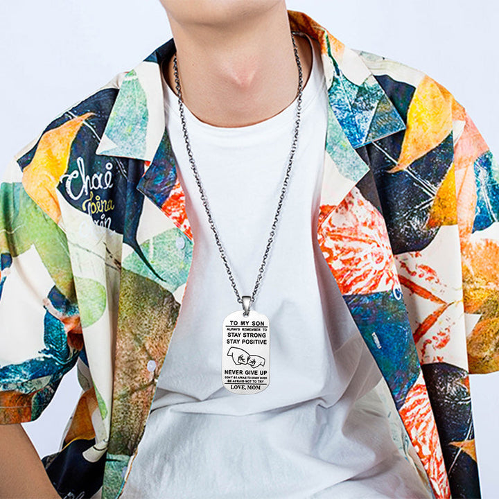 BowLift | English Alphabet Stainless Steel Necklace