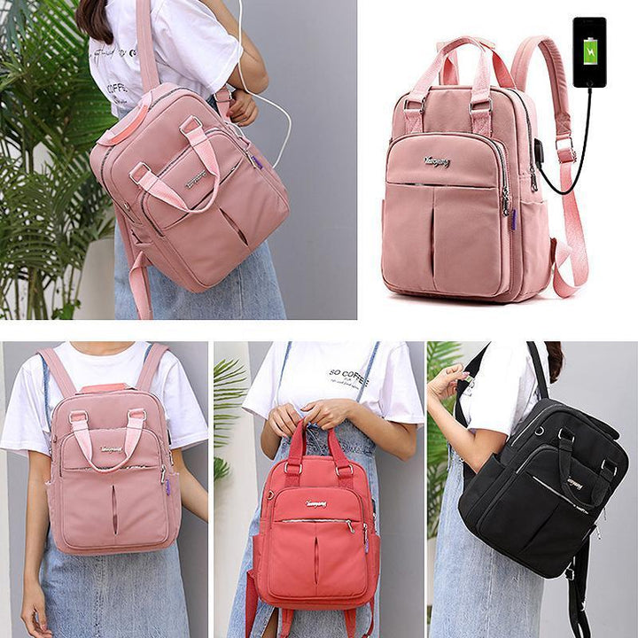 Multifunctional Water-resistant Casual Backpack Bowlift