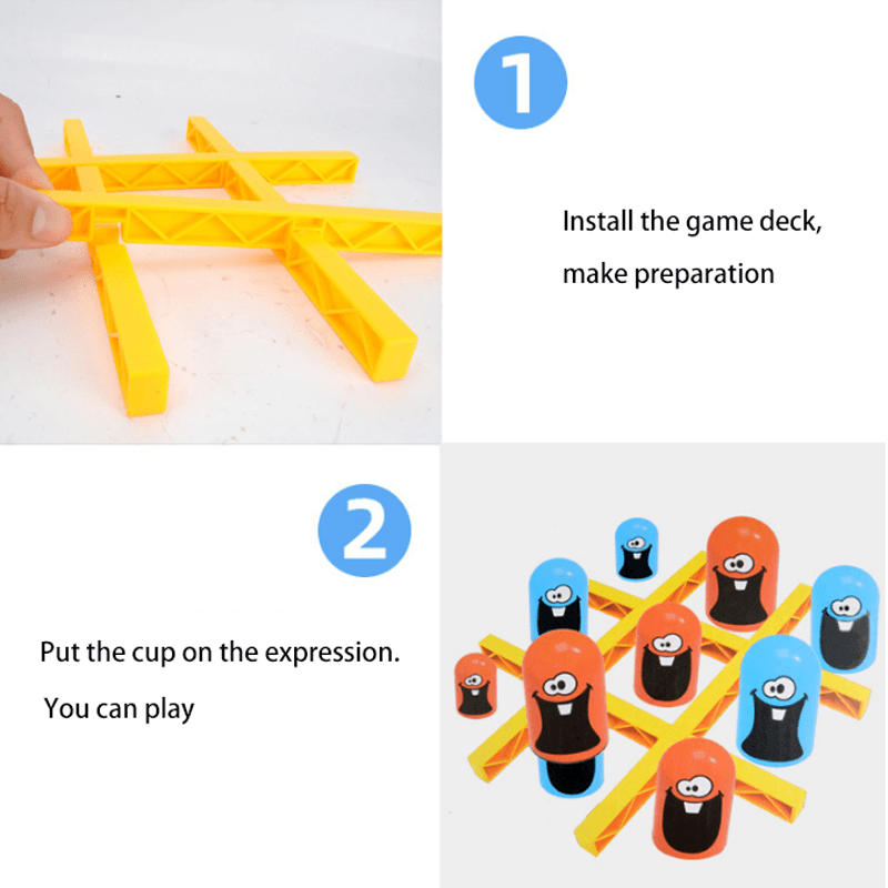 BowLift | (Big Eat Small) Tic-Tac-Toe Game