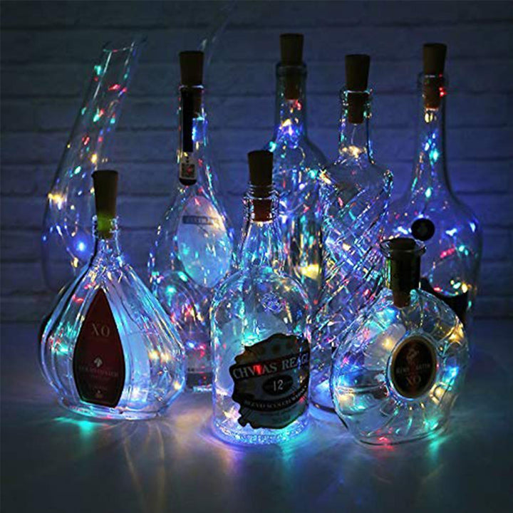 5 pieces LED bottle light night light made of cork gift decoration | Bowlift