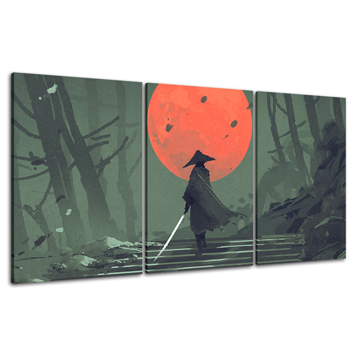 Warrior of Japan - Canvas Wall Art Painting | Bowlift