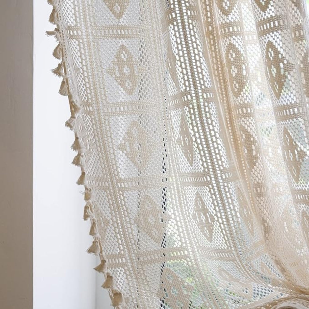 BowLift | Rhombus Plaid Diamond Pattern Curtain