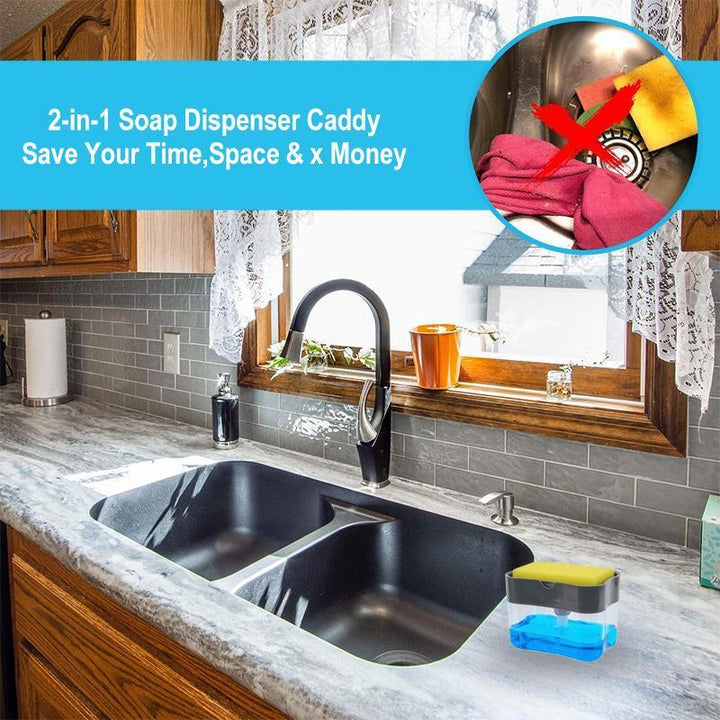 BowLift | Soap Dispenser and Sponge Caddy